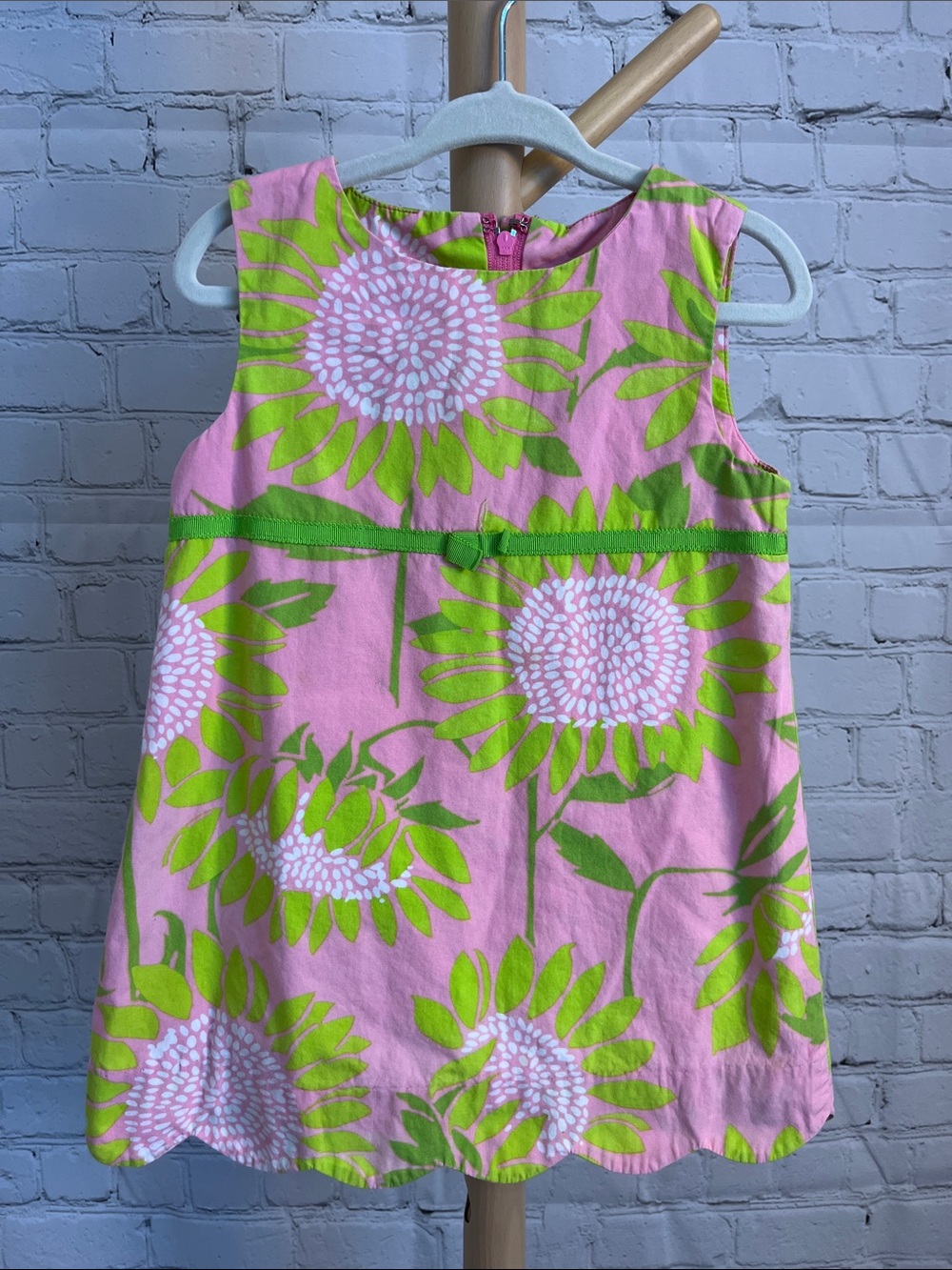 ⭐️⭐️ PICK 5 / $20 Lilly Pulitzer Toddler Girl Pink & Lime Floral Sundress
